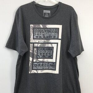 Sean John Crew Neck Heather Gray Graphic Tee Size 2XL EXCELLENT Condition